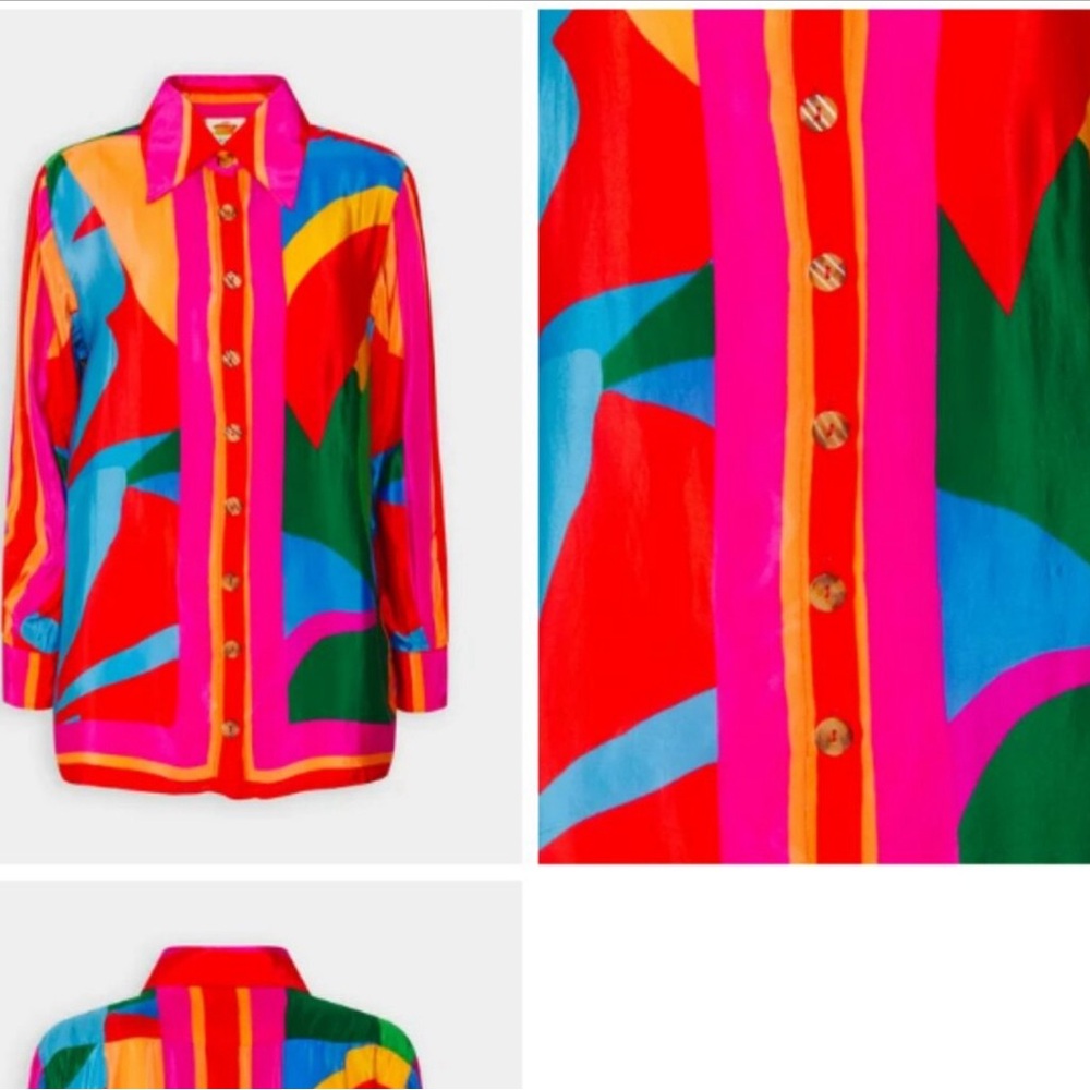 Farm Rio Button up blouse - Picture 2 of 2
